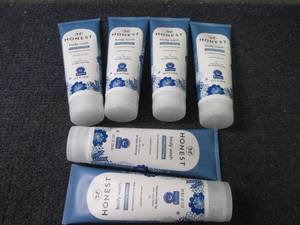 lot 188 image: 6- 8 oz Honest Soothing Therapy Bod...