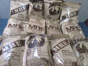 lot 219 image: Sealed Case of 12 MREs Meal Ready ...