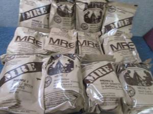 lot 221 image: Sealed Case of 12 MREs Meal Ready ...