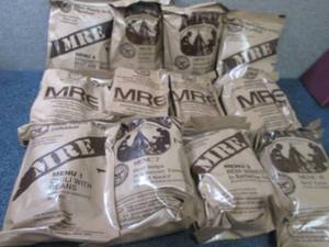 lot 223 image: Sealed Case of 12 MREs Meal Ready ...