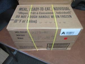 lot 224 image: Sealed Case of 12 MREs Meal Ready ...