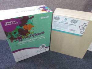 lot 239 image: 2- 5 pks Daveliou 8x10 Wood Can...