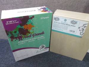 lot 241 image: 2- 5 pks Daveliou 8x10 Wood Can...