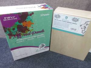 lot 242 image: 2- 5 pks Daveliou 8x10 Wood Can...