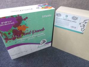 lot 243 image: 2- 5 pks Daveliou 10x10 Wood Ca...