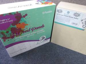 lot 245 image: 2- 5 pks Daveliou 10x10 Wood Ca...
