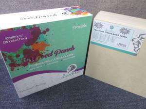 lot 247 image: 2- 5 pks Daveliou 10x10 Wood Ca...