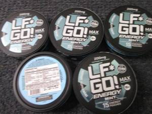 lot 265 image: 5-15can LFGO Energy Pouches  Caf...
