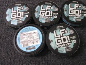 lot 266 image: 5-15can LFGO Energy Pouches  Caf...