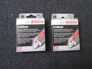 lot 385 image: 2 -4pk Bosch Iridium Spark Plugs...