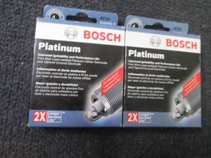 lot 387 image: 2 -4pk Bosch Platinum Spark Plugs...