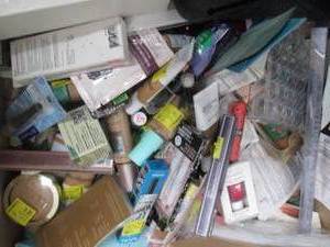 lot 410 image: Box of Makeup  & OTC Products...