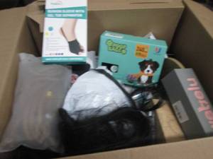 lot 427 image: Box of Assorted Small Overstock Ite...