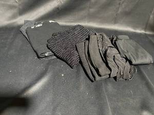 lot 24 image: Assortment of Black Clothing Items - 6 Pieces