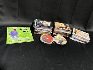lot 111 image: Collection of 20 DVDs and Book - Hope for Joy