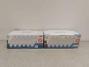 2 NEW FEIT ELECTRIC LED BULBS VALUE 24 PACK