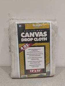 NEW GLOBAL GUARD PROFESSIONAL CANVAS DROP CLOTH