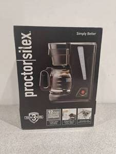 NEW PROCTOR SILEX 12-CUP COFFEE MAKER