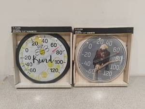 2 NEW TAYLOR INDOOROUTDOOR DECORATIVE 13.25 THERMOMETERS
