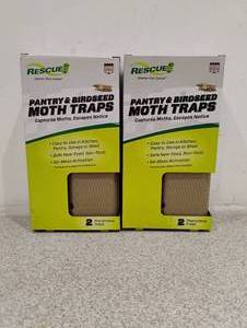 2 NEW RESCUE PANTRY AND BIRDSEED MOTH TRAP 2PK