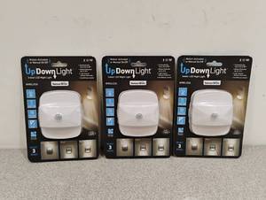 3 NEW SENSOR BRITE UPDOWN LIGHTS