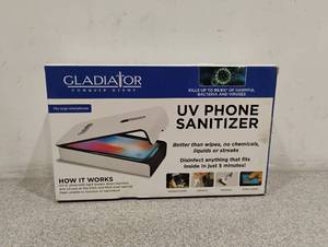 NEW GLADIATOR CONQUER GERMS UV PHONE SANITIZER