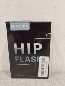 NEW KWANITHINK STAINLESS STEEL HIP FLASK