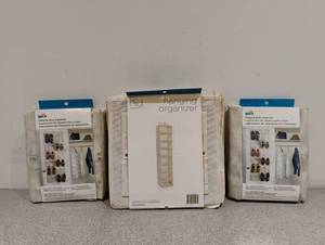 3 NEW HONEY CAN DO HANGING ORGANIZERS