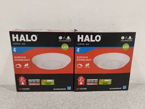 2 NEW HALO 4 SURFACE DOWNLIGHT