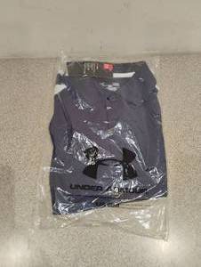 NEW UNDER ARMOUR MENS POLO SHIRT SIZE LARGE BLUE