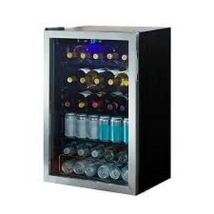 Vissani 4.3 Cu. ft. Wine and Beverage Cooler in Stainless Steel  Customer Returns See Pictures
