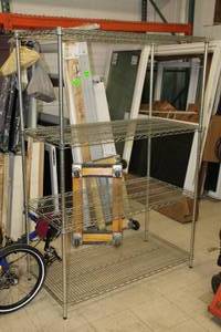 lot 508 image: Wire Shelving Unit 4-tier 2x4x6