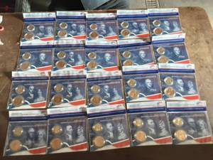 Presidential Dollar & 1st Spouse Medal Sets-20 Sets In All Unopend