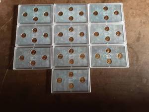 10-Sets Of Lincoln Proof Cents