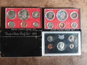 3- Proof Sets 1969, 1978, 1978