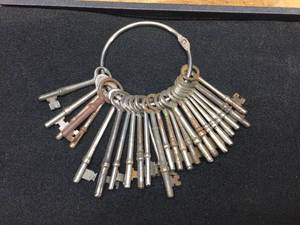 lot 112 image: Vintage 25 Skeleton Keys