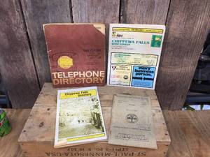 lot 149 image: 4 Vintage Wisconsin Area Telephone Books
