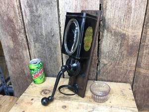 lot 179 image: Rare Antique Oplex No. 10 Wall-Mount Coffee Grinder