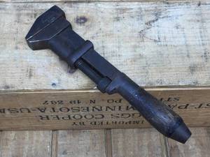 lot 183 image: Antique A.G. Coes & Co. Adjustable Monkey Wrench