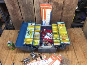 lot 234 image: Vintage My Buddy Tacklemaster Box with Lures