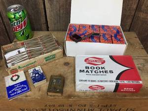 lot 247 image: Vintage Books of Matches