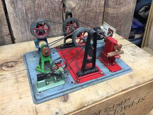 lot 253 image: Vintage AHI Japan Miniature Battery Op Machine Shop