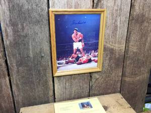 lot 261 image: Muhammad Ali Hand Signed Picture with DAO