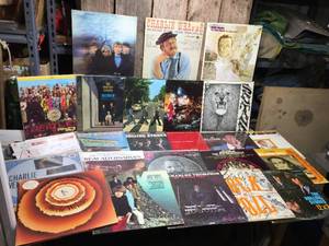 lot 263 image: Vintage Group Vinyl LP Records - Beatles - Stones - Santana