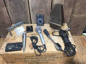lot 265 image: Vintage Microphones - Metronomes - Tuner
