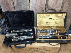 lot 266 image: 2 Vintage H. Bettoney Cadet & Hisonic Clarinets