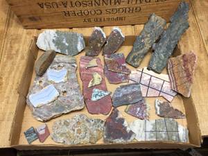 lot 293 image: Colorful Mineral Slabs from Collection