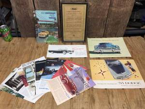 lot 298 image: Vintage Automotive Promo - Advertisers