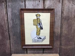 lot 306 image: Vintage Doughboy - Soldier Punch Board - Framed