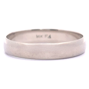 3.90mm Wide Band in Brightly Polished 14k Yellow Gold